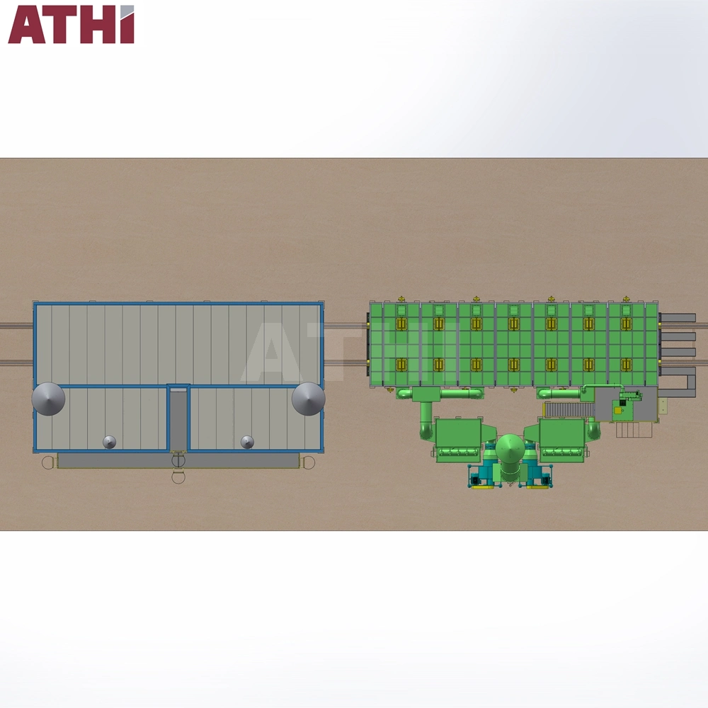 Athi Scraper Type Sand Blasting Room/Shot Blasting Room for Sale